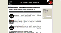 Desktop Screenshot of cinesysteme.org
