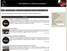 Tablet Screenshot of cinesysteme.org